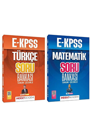 2026 İndeks Yayınları EKPSS Türkçe + Matematik Soru Bankası 2 li Set Yayıncılık