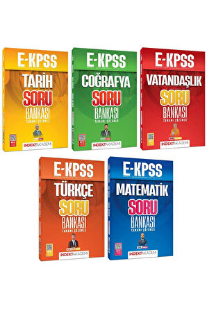 2026 İndeks Akademi EKPSS Soru Bankası 5 li Set Yayıncılık Paragraf 2 Deneme Hediye