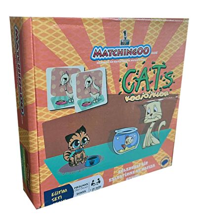 Matchingoo Eşleştirme Ve Hafıza Kartları: Cats - Kedicikler