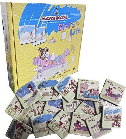 Matchingoo Eşleştirme Ve Hafıza Kartları: Girl's Life