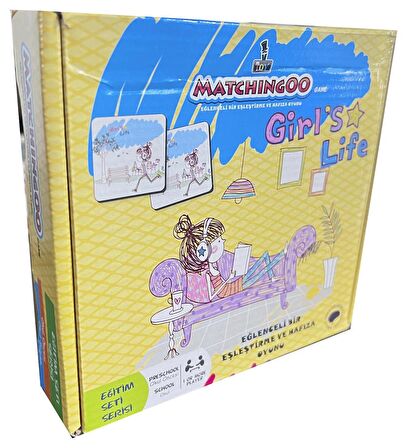 Matchingoo Eşleştirme Ve Hafıza Kartları: Girl's Life