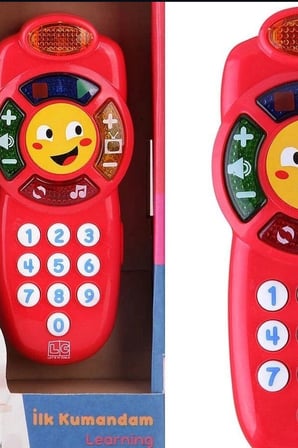 Işıklı Sesli 30+ Şarkılı Bebek Kumanda Oyuncak - 1 Adet, 6-36 Ay Eğitici Oyun BX-313651