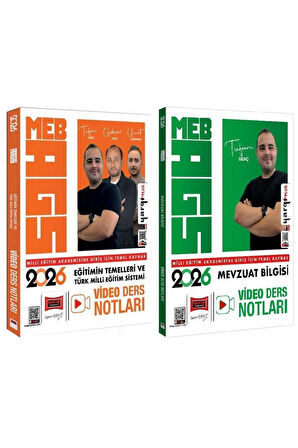 Yargı 2026 MEB-AGS Eğitimin Temelleri + Mevzuat Bilgisi Video Ders Notları 2 li Set