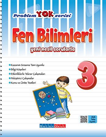 3. Sınıf Salan Problem Yok Serisi Derslerimi Çok Seviyorum Eğitim Seti  (7 Kitap)