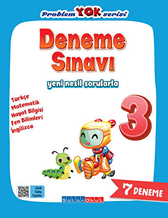 3. Sınıf Salan Problem Yok Serisi Derslerimi Çok Seviyorum Eğitim Seti  (7 Kitap)