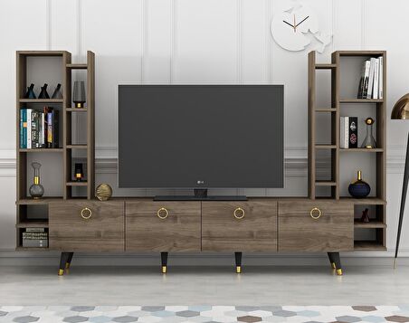 MOBİLYA GEZEGENİ CERLY TV ÜNİTESİ 223 CM Ceviz X2130
