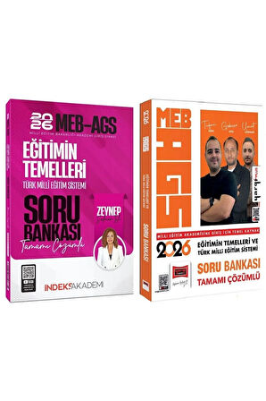 Yargı + İndeks 2026 MEB-AGS Eğitimin Temelleri ve Türk Milli Eğitim Sistemi Soru Bankası 2 li Set -