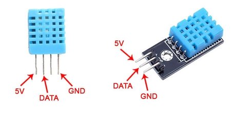 DHT11 Sıcaklık Nem Sensör Modülü