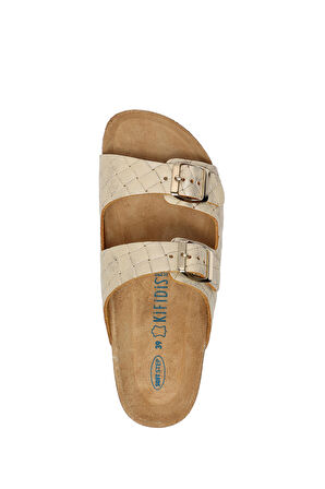 10260 Ch-Kifidis Soft Step Kadın Çift Bantlı Mantar Terlik 36-42