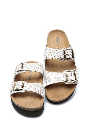 10260 Ch-Kifidis Soft Step Kadın Çift Bantlı Mantar Terlik 36-42