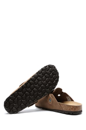 K13789SK Kifidis Soft Step Kadın Süet Deri Sabo Mantar Terlik 36-41