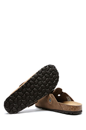 K13789SK Kifidis Soft Step Kadın Süet Deri Sabo Mantar Terlik 36-41