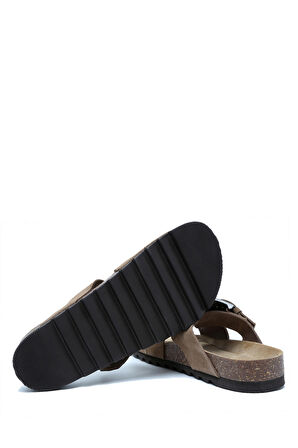 14446 Ch-Kifidis Soft Step Erkek Süet Deri Mantar Terlik 40-46