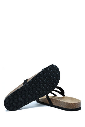 14596 Ch-Kifidis Soft Step Kadın Taşlı Mantar Terlik 36-41