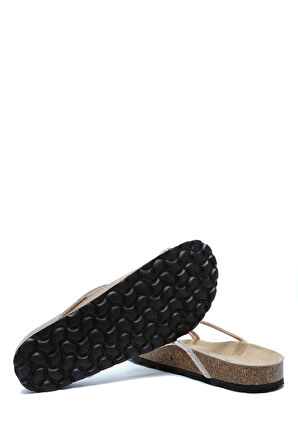 14304 Ch-Kifidis Soft Step Kadın Taşlı Mantar Terlik 36-41