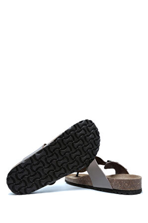 K8871DK Kifidis Soft Step Kadın Parmak Arası Deri Mantar Terlik 36-41