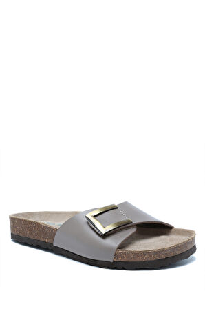 K10280DK Kifidis Soft Step Kadın Deri Mantar Terlik 36-41