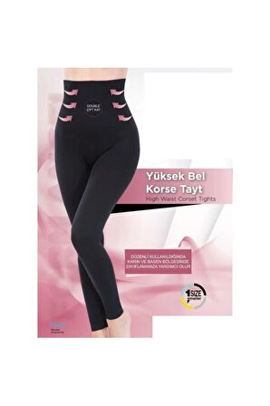 5426 Yüksek Bel Korseli Tayt