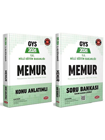 Data 2024 GYS MEB Memur Konu + Soru 2 li Set Görevde Yükselme Data Yayınları