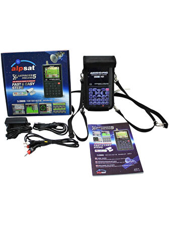 ALPSAT 5 HD PRO GÖRÜNTÜLÜ UYDU BULUCU*AHD*TVI*CVI TEST CİHAZI * SATFİNDER AS05-HDPRO