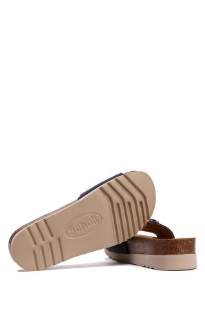 29318 Scholl Malibu Mule Kadın Tokalı Mantar Terlik 36-40