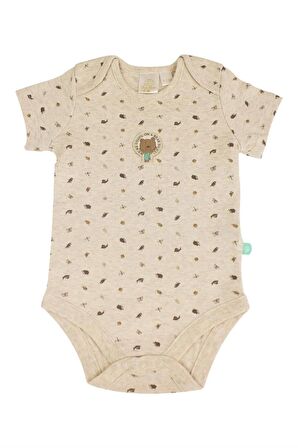 Erkek Bebek Bear Hunt %100 Pamuk 3'lü Bodysuit / Zıbın