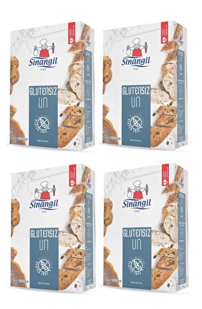 Sinangil Çölyak Hastaları Için Glutensiz Un 1 Kg 4 Adet