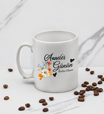 Anneler Gününe Özel Tasarım Kupa Anneye Hediye Kupa Bardak Mug T2