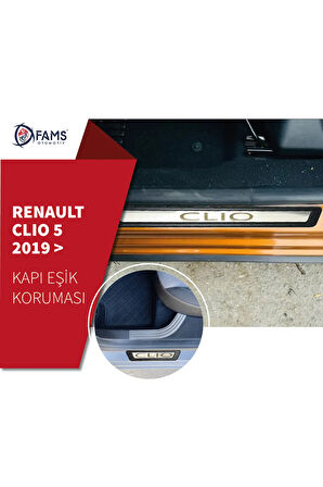 Renaul.t. Clio 5 Krom Kapı Eşik Koruması 4 Parça 2019>