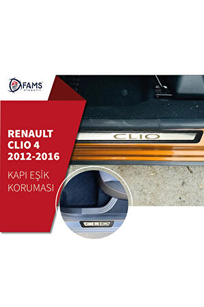 Renaul.t. Clio 4 Krom Kapı Eşik Koruması 4 Parça 2012-2016