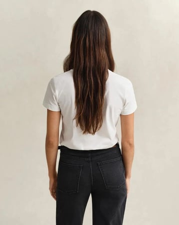 Gant Logo Nakışlı Kadın T-shirt