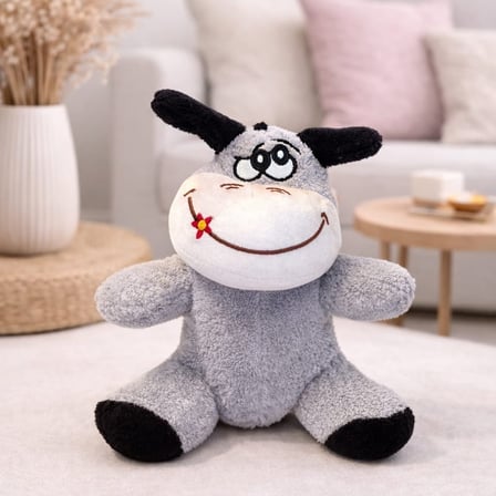 Delux Serisi Eğlence Ürünü Sevimli Peluş Eşek