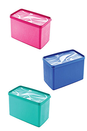 Saklama Kabi Alaska Derin Dikdörtgen Karışık Renkli