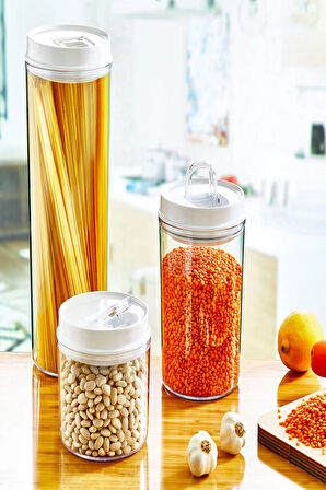 Modul Box Kavanoz 3' Lu Set Şeffaf