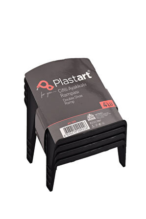 Ayakkabi Rampasi Çiftli Siyah 4 Lu Paket