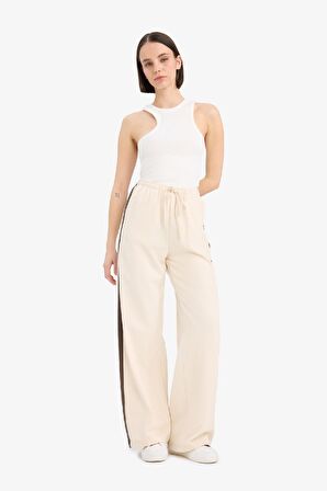 Coool Wide Leg Cepli Normal Bel Geniş Paça Pantolon