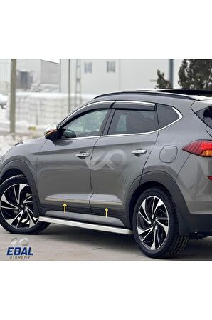 Hyundai Tucson Krom Yan Kapı Çıtası 4 prç. 2015 ve üzeri P.Çelik