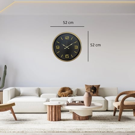 Bronze Prestij 52 x 52 Cm Duvar Saati iegxx