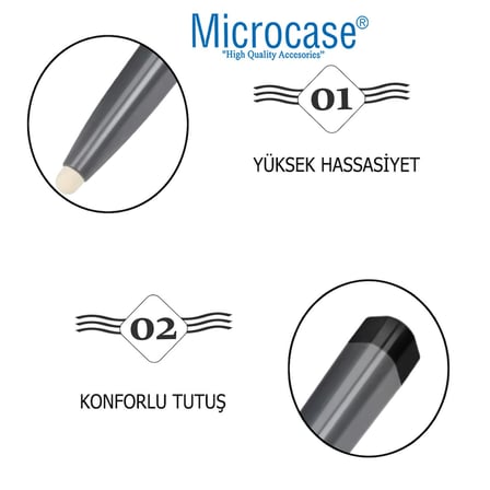 Microcase Taşınabilir  Hassas Ekran  Dokunmatik Keçe Uçlu  Akıllı Tahta Kalemi -AL4822 2 Adet