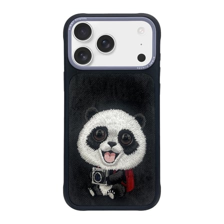 Koruma Kapağı Günlük Kullanım Stil Sahibi iPhone 17 Pro / 18 Pro Uyumlu 3D Göz Panda Kılıf