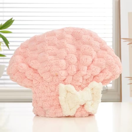 Özel Seri Mikrofiber Örgü Saç Kurutma Bone Havlu Pratik Bakım Ev Giyimi Günlük Kullanım