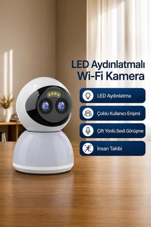 Premium Güvenlik Kamerası CMR40 Beyaz Teknoloji Kamera Kontrol