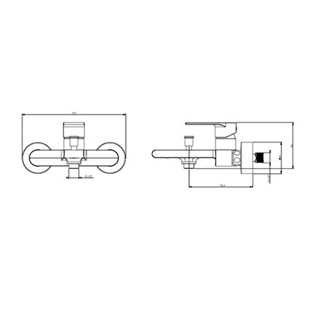 Bocchi Smart Banyo Bataryası Krom 1012-1021