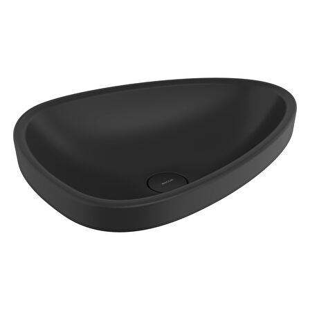Bocchi Etna Tezgah Üstü Lavabo 58 cm Mat Siyah 1112-004-0125