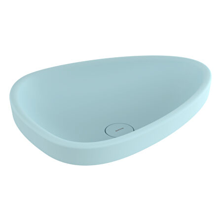 Bocchi Etna Tezgah Üstü Lavabo 58 cm Mat Buz Mavi 1112-029-0125