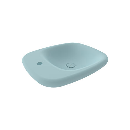 Bocchi Fenice Çanak Lavabo 54 cm Mat Buz Mavisi 1489-029-0126