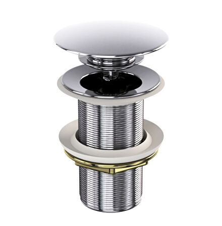Bocchi Krom Lavabo Süzgeçi Su Taşma Deliksiz 6190-0001 Üst Grup