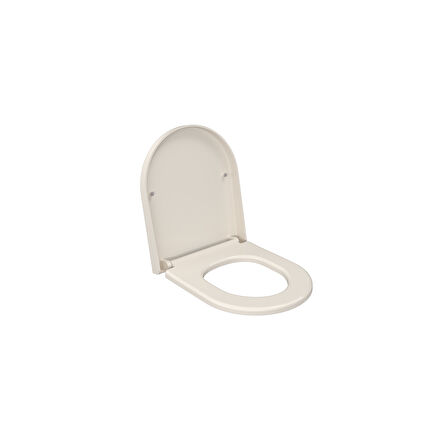 Bocchi Pure S Kısa Klozet Kapağı Parlak Bisküvi A0302-014