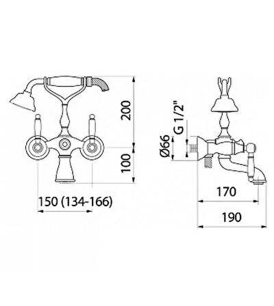 İtalyan Webert Dorian Banyo Bataryası -1.5m Spi̇ral Hortum-el Duşu Seti̇ Ve Askisı Dahi̇l Altın