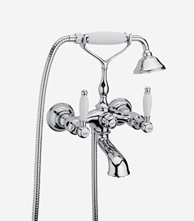 İtalyan Webert -Dorian Banyo Bataryasi-spi̇ral Hortum-el Duşu Seti̇ Ve Askisi Dahi̇l Krom 